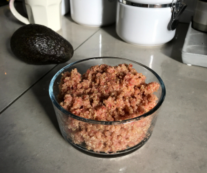 salade quinoa rose betterave